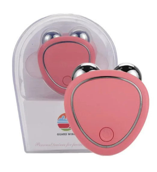 Micro Current Beauty Instrument Roller - Pink