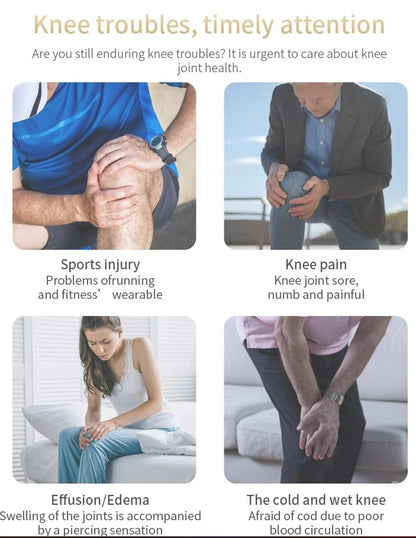 Knee Massager with Heat and Kneading for Pain Relief Rechargeable LED Display