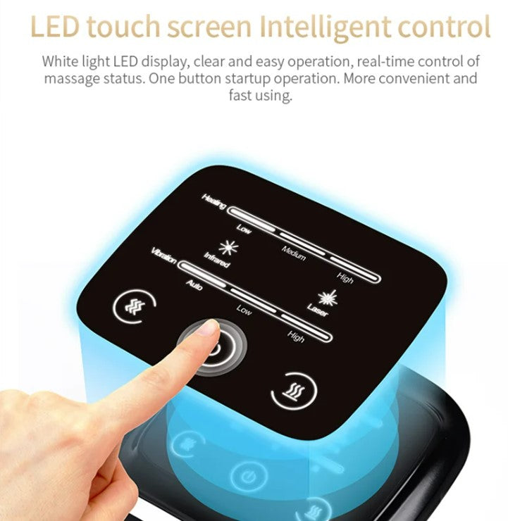 Knee Massager with Heat and Kneading for Pain Relief Rechargeable LED Display