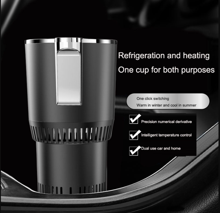 Car mounted cold and hot cup