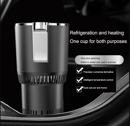 Car mounted cold and hot cup