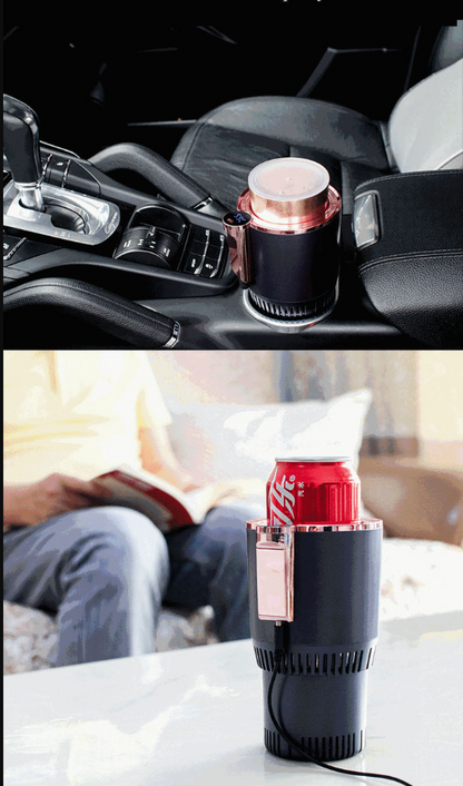 Car mounted cold and hot cup